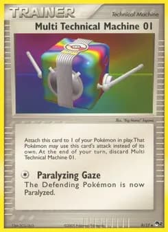 Multi Technical Machine 01 card in English