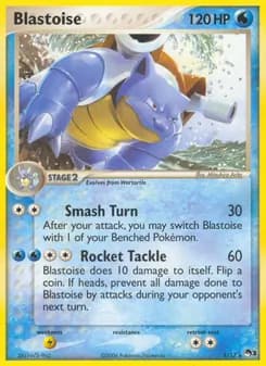 Blastoise card in English