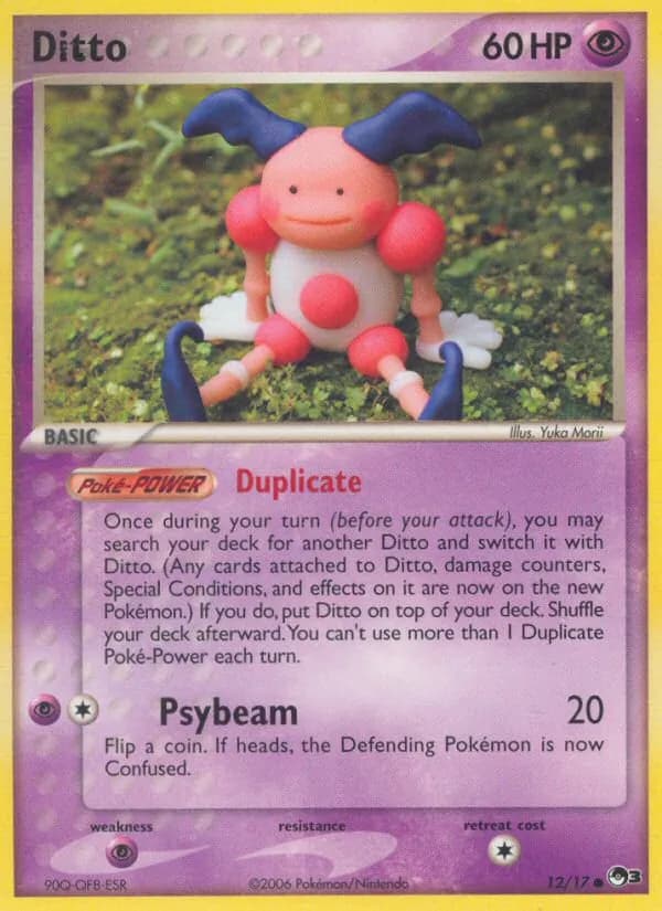 Ditto card in English