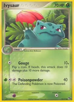 Ivysaur card in English