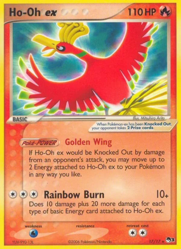 Ho-Oh ex card in English
