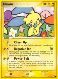 Minun card in English