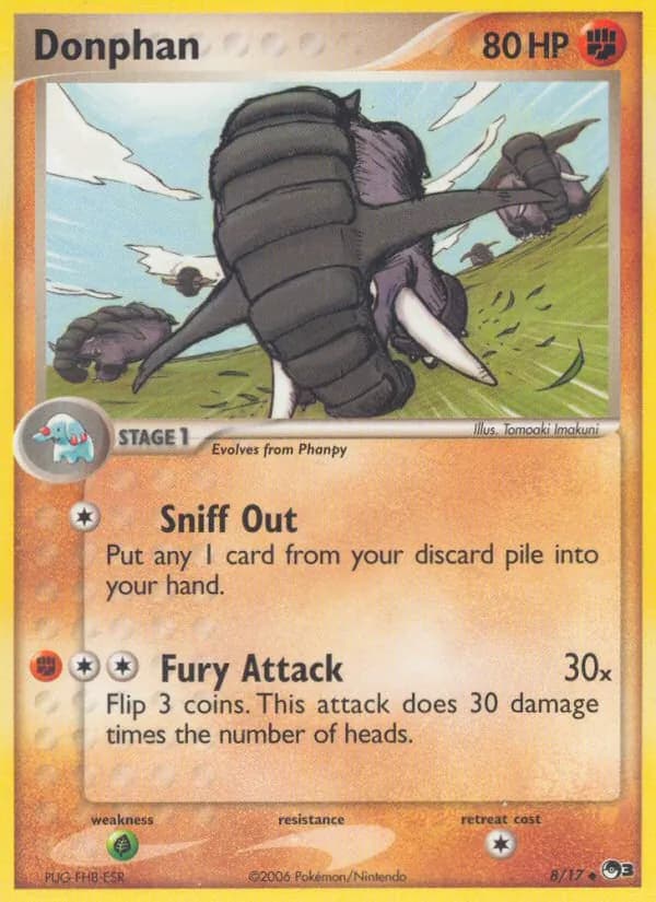 Donphan card in English