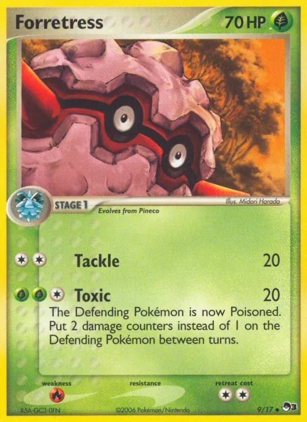 Forretress card in English