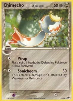 Chimecho δ card in English