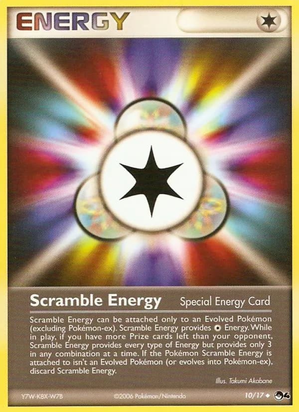 Scramble Energy card in English