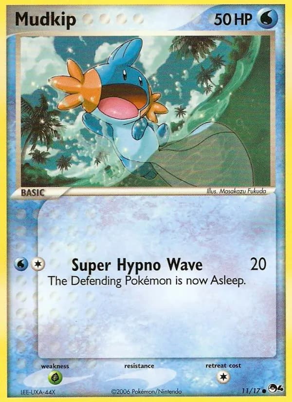 Mudkip card in English