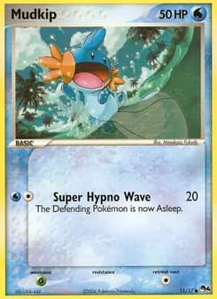 Mudkip card in English