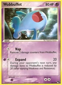 Wobbuffet card in English