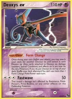 Deoxys ex card in English