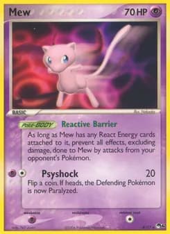 Mew card in English