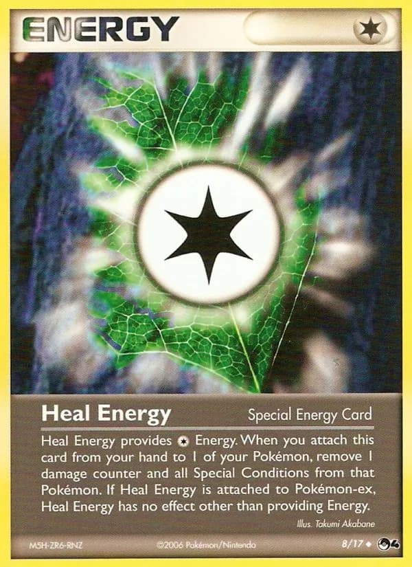 Heal Energy card in English