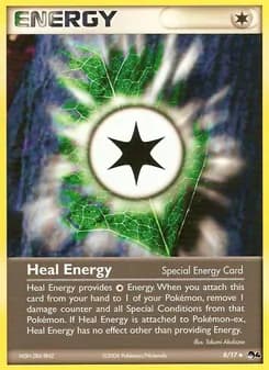 Heal Energy card in English