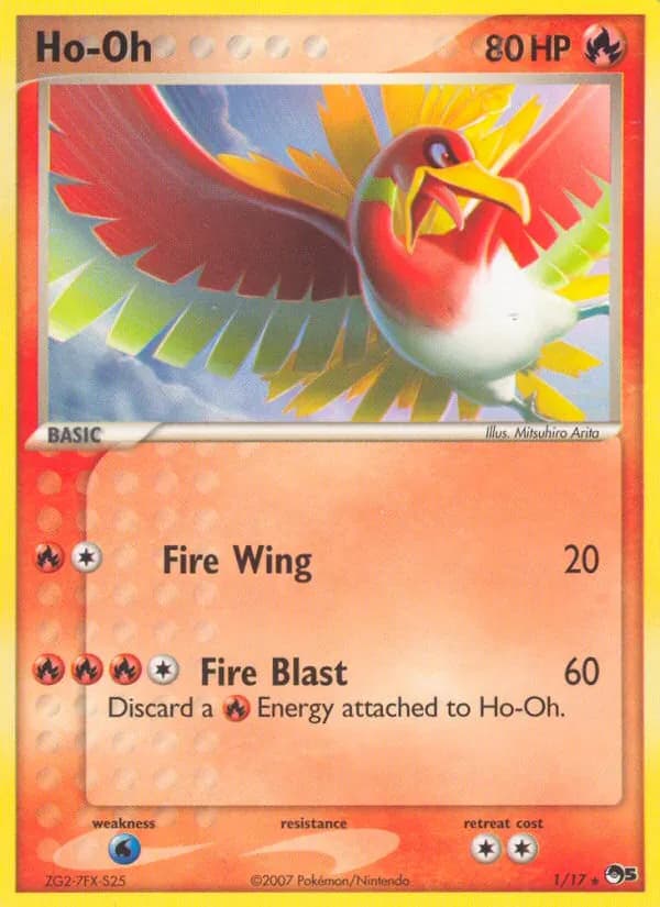 Ho-Oh card in English