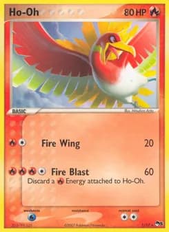 Ho-Oh card in English