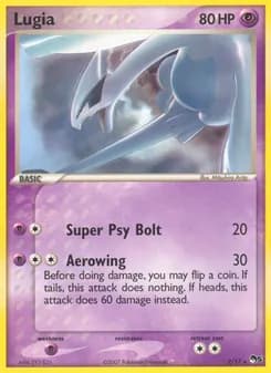 Lugia card in English