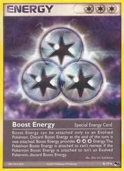 Boost Energy card in English