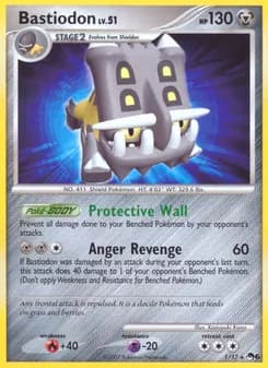 Bastiodon card in English
