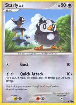 Starly card in English