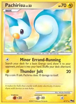 Pachirisu card in English