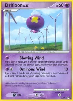 Drifloon card in English