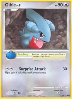 Gible card in English