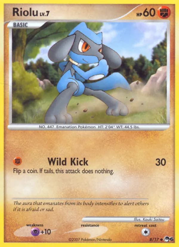 Riolu card in English