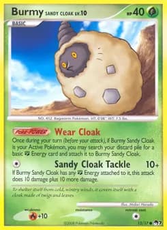 Burmy Sandy Cloak card in English
