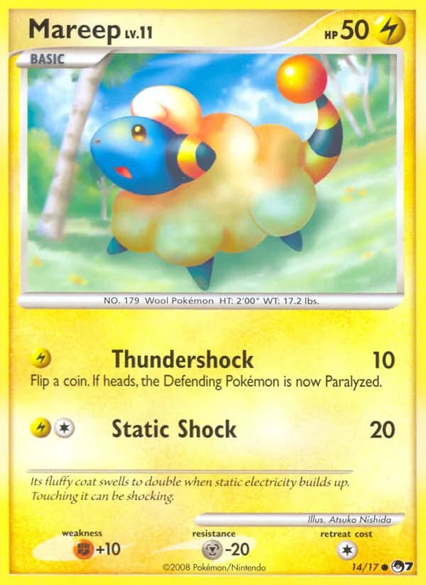 Mareep card in English