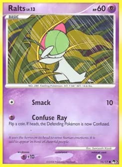 Ralts card in English