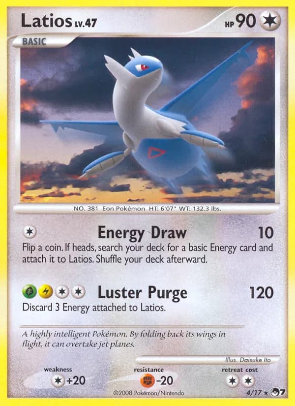 Latios card in English