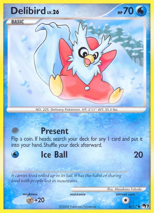 Delibird card in English