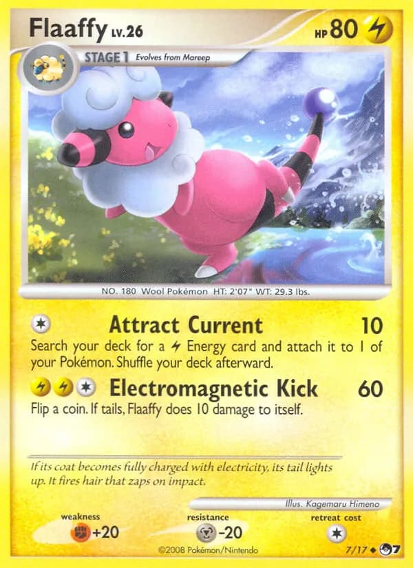 Flaaffy card in English