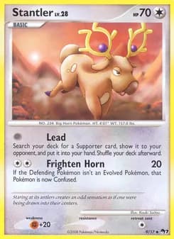 Stantler card in English