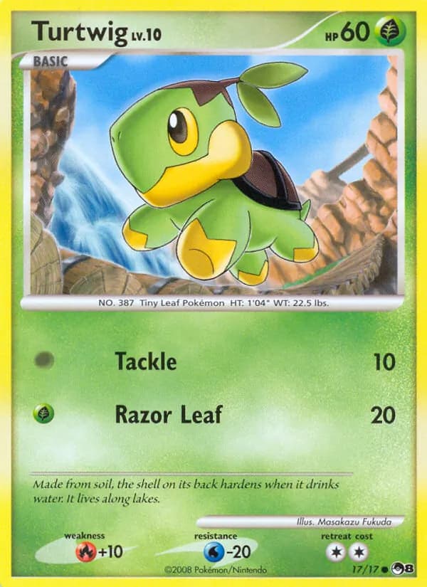 Turtwig card in English