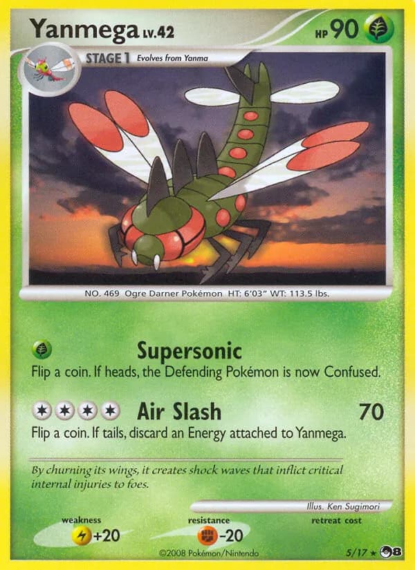 Yanmega card in English