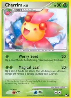 Cherrim card in English