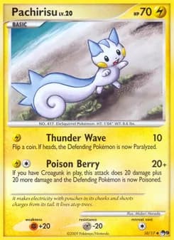 Pachirisu card in English