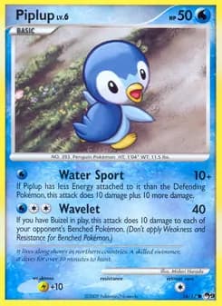 Piplup card in English