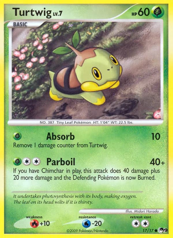 Turtwig card in English