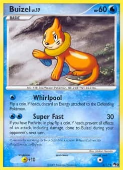 Buizel card in English
