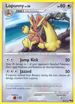 Lopunny card in English