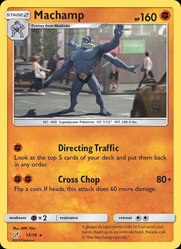 Machamp card in English
