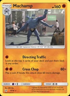 Machamp card in English