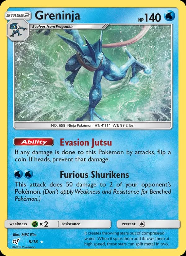 Greninja card in English