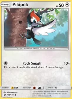 Pikipek card in English