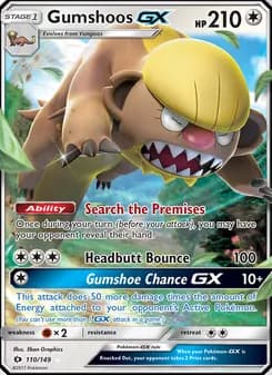 Gumshoos GX card in English