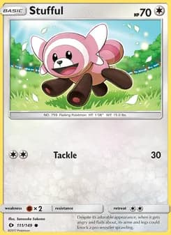 Stufful card in English