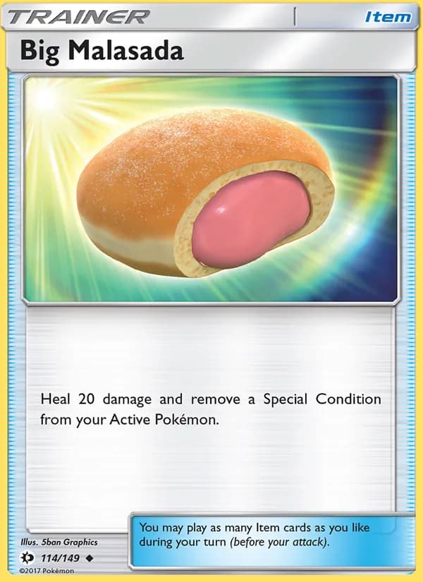 Big Malasada card in English