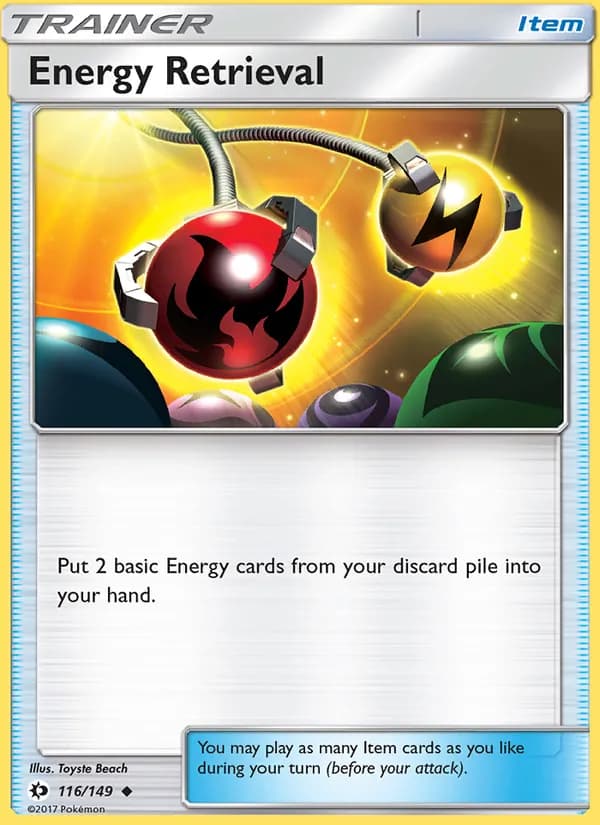 Energy Retrieval card in English
